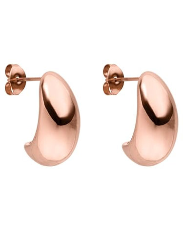 PURELEI Drop Ohrringe (Roségold) – Tropfen Ohrringe aus langlebigem Edelstahl – Wasserfeste Damenohrringe – Ohrringe für deinen individuellen Look im Sale
